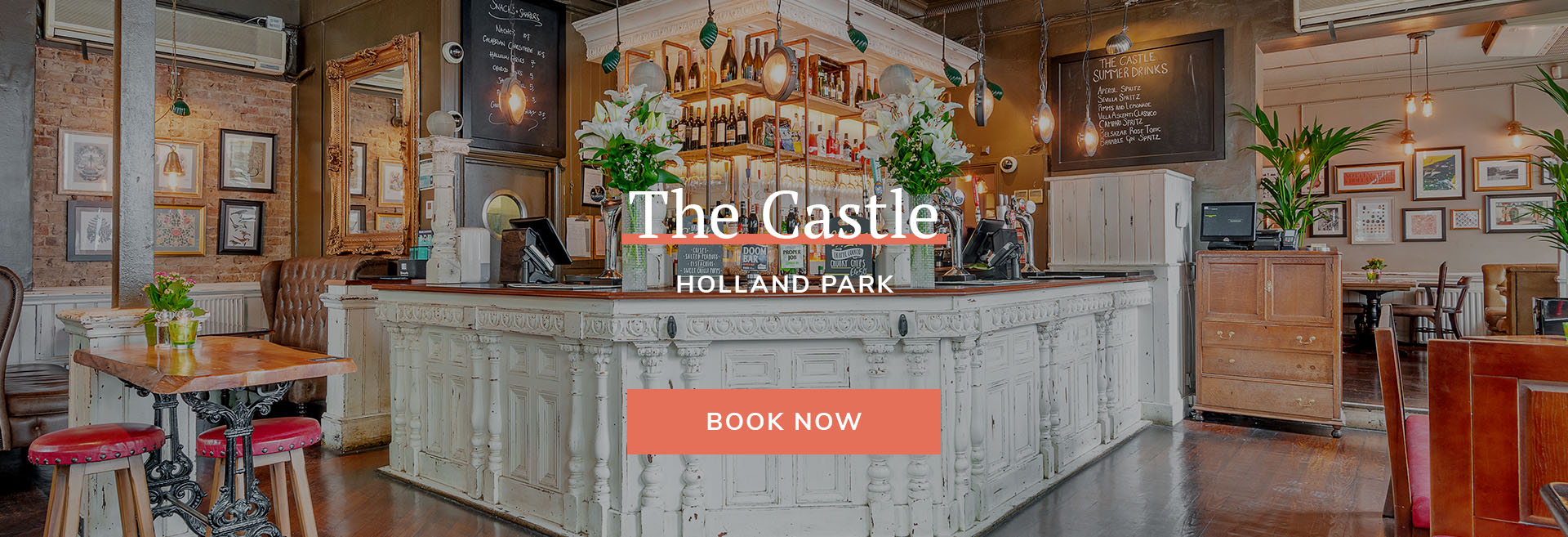 Come down to your local pub at The Castle Holland Park in London