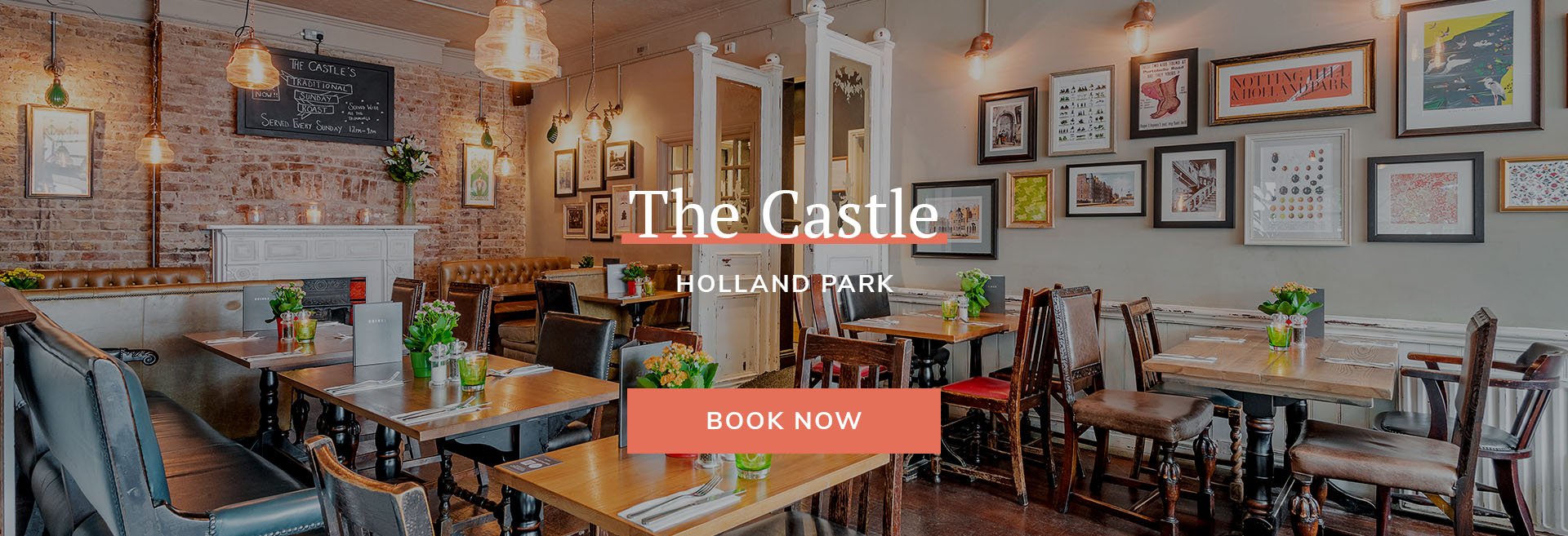 Join us at The Castle Holland Park in London for delicious pub food